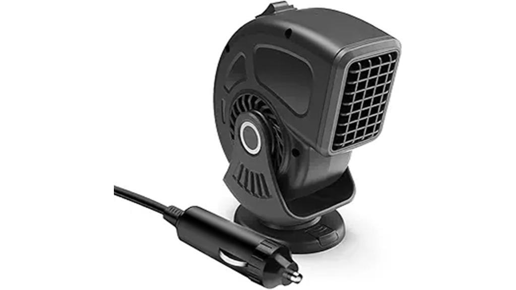 portable 12v heater fan