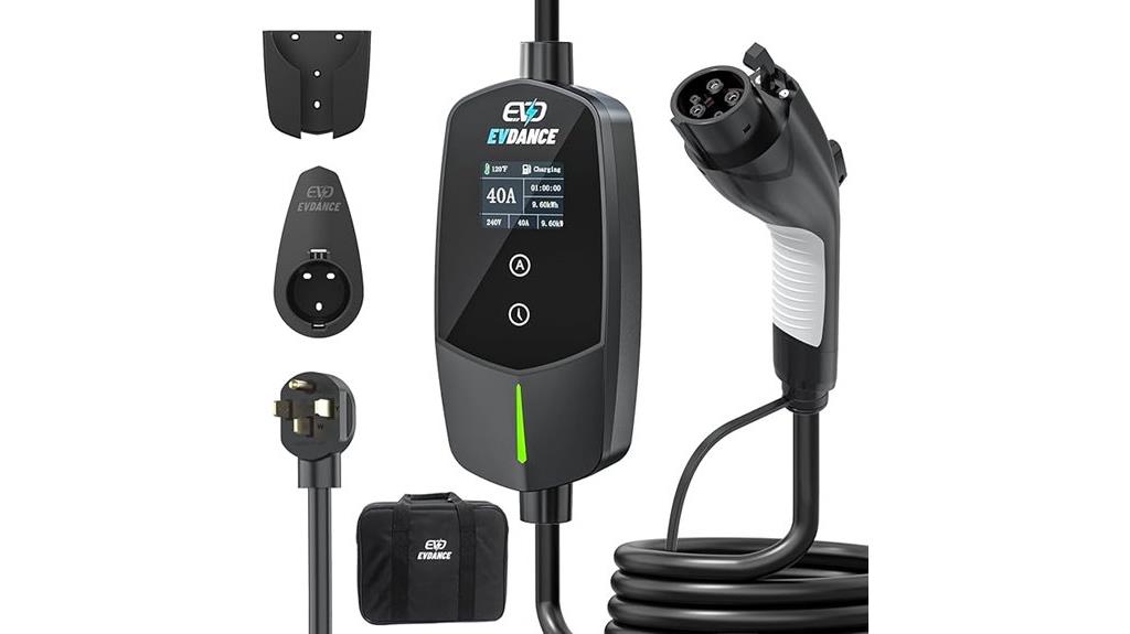 portable 40amp ev charger