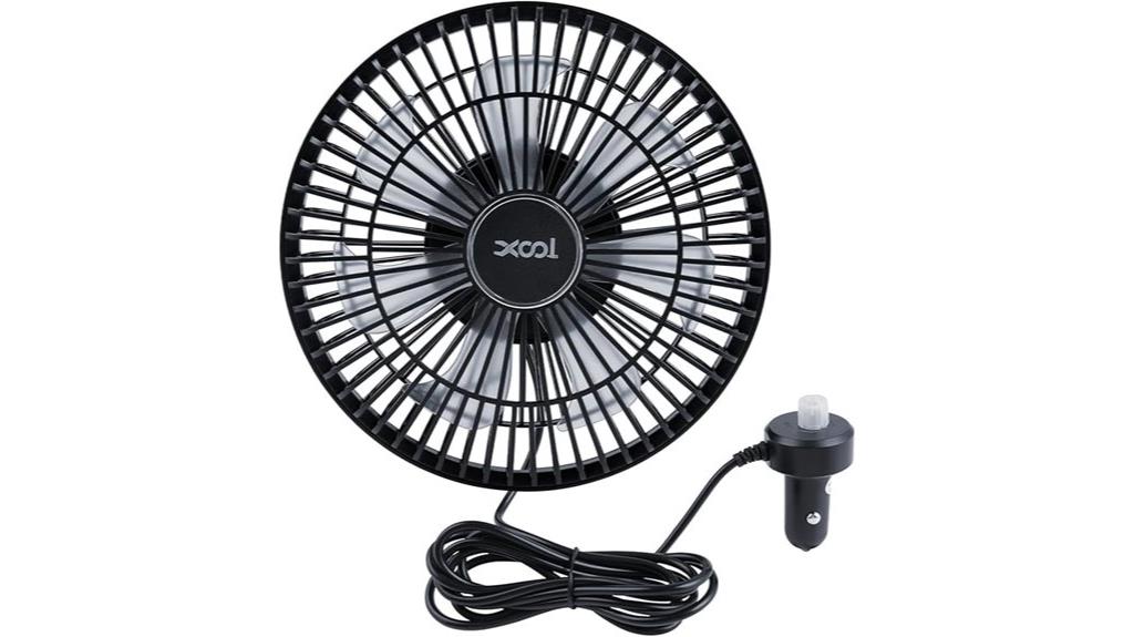 portable 9 inch car fan