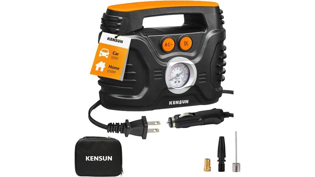 portable compressor with display