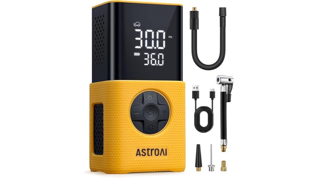 portable digital tire inflator