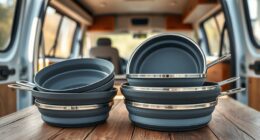 portable durable van cookware