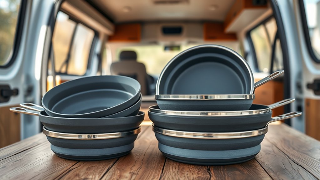 portable durable van cookware