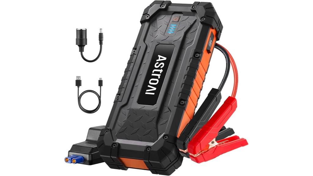 powerful portable car jump starter