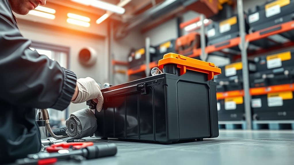 pre trip battery inspection and maintenance