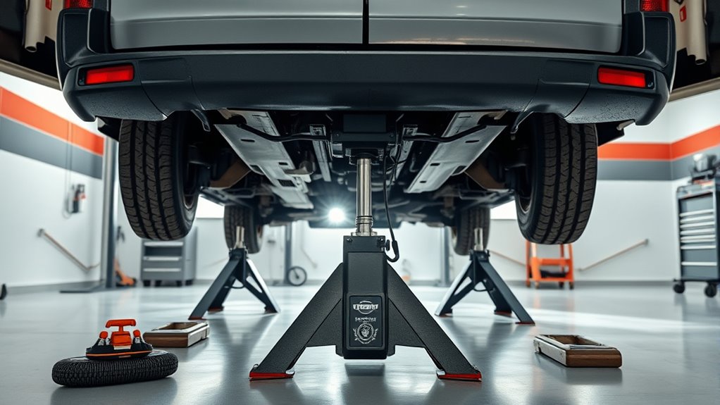 proper jack and stand use