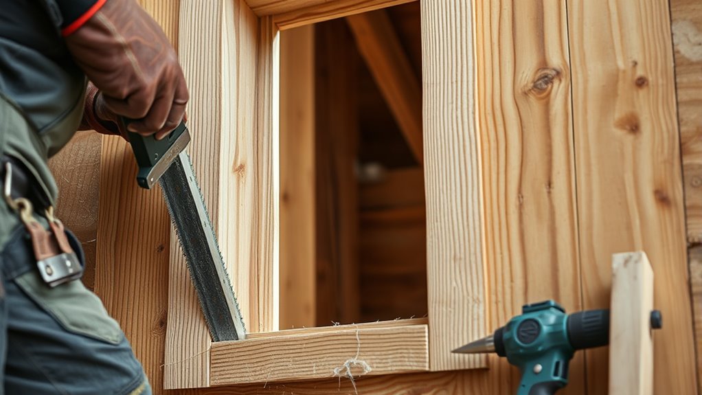 proper wall opening sealing