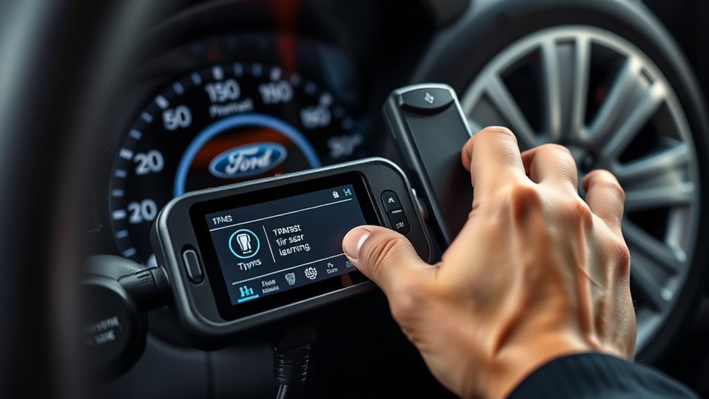 reset tire pressure sensors