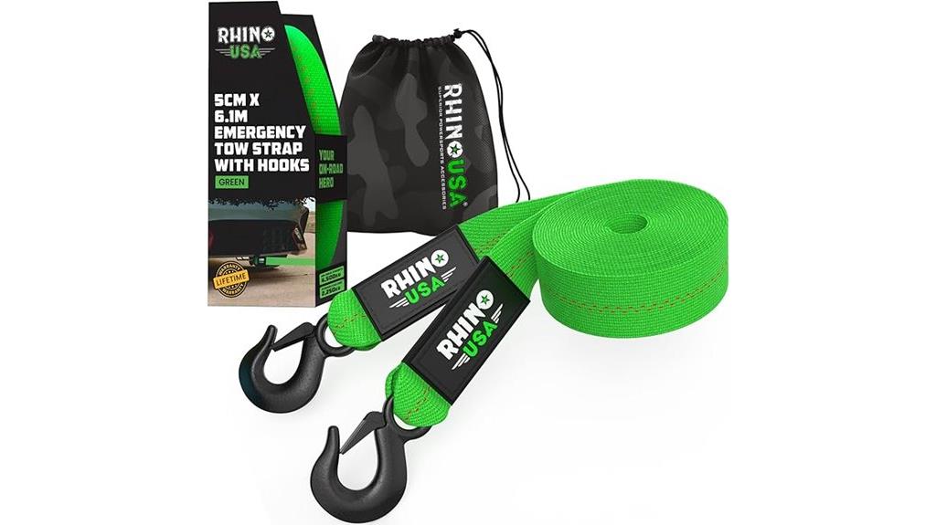 rhino usa 2 x20 tow strap