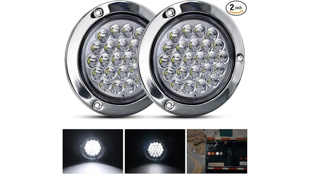 round trailer tail lights