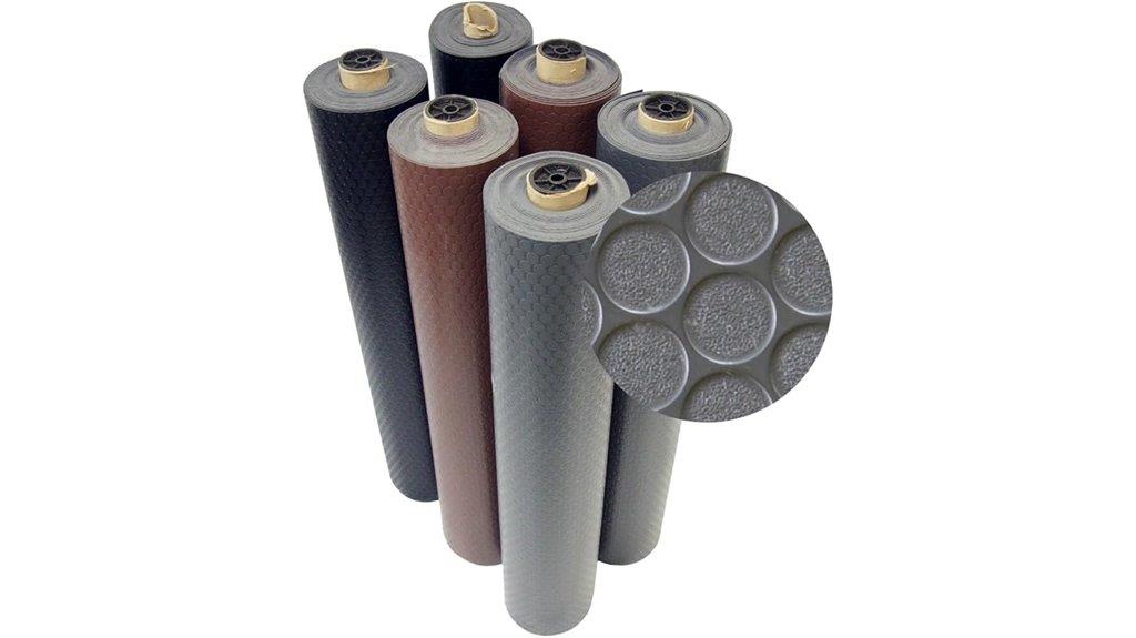 rubber cal coin grip flooring