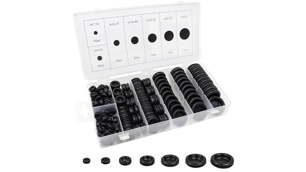 rubber grommet hole set
