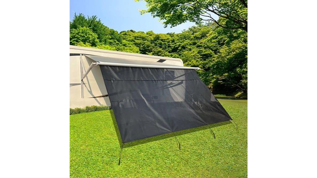 rv awning zipper shade