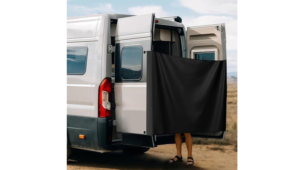 rv camper van shower curtain