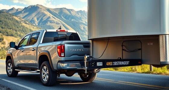 safe towing equipment setup