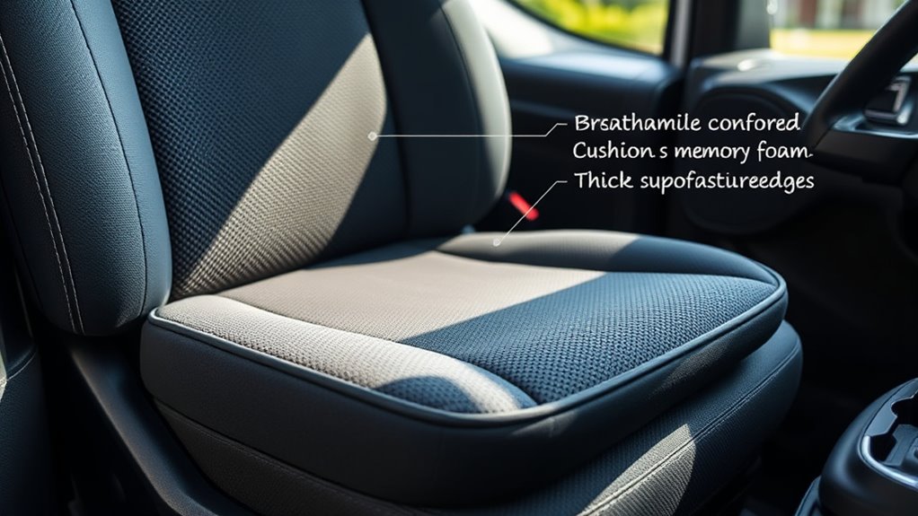 seat cushion selection considerations