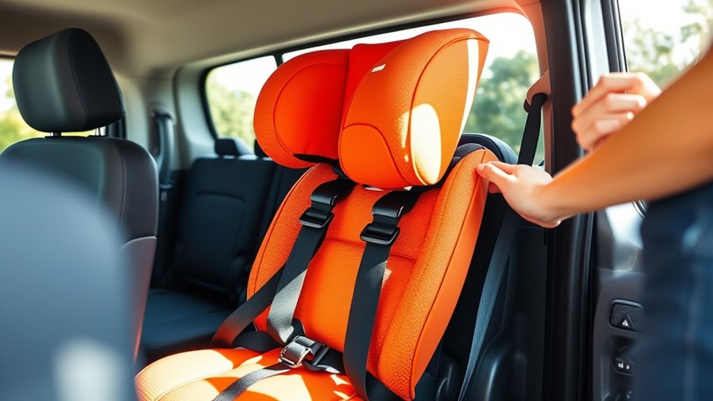 secure child seat installation