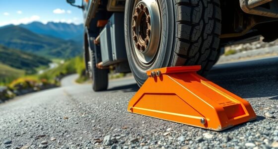 secure parking on slopes