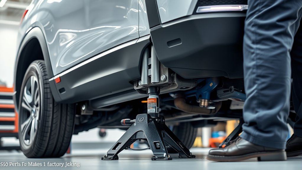 secure proper vehicle lifting