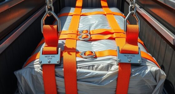secure straps and anchors
