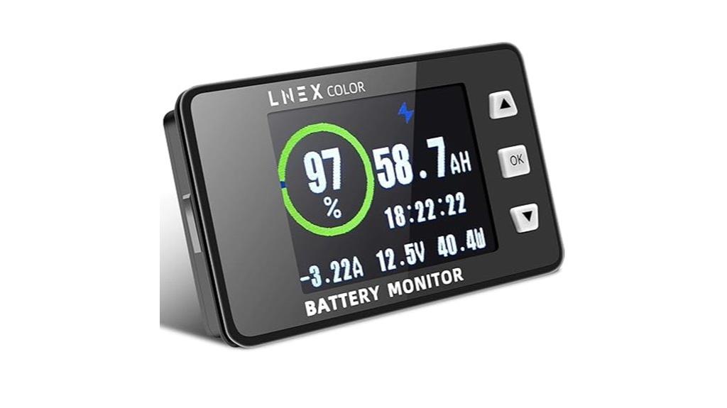 shunt battery monitor display