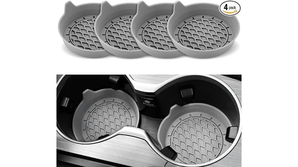 silicone cup holder coasters