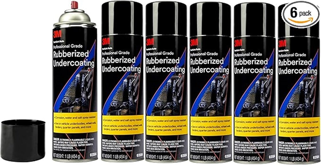 six pack aerosol undercoating