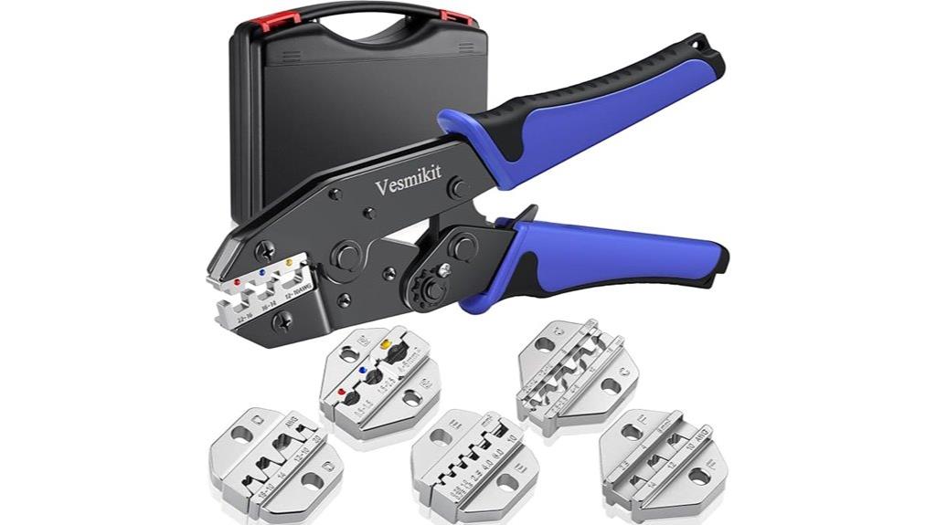 six piece crimping set