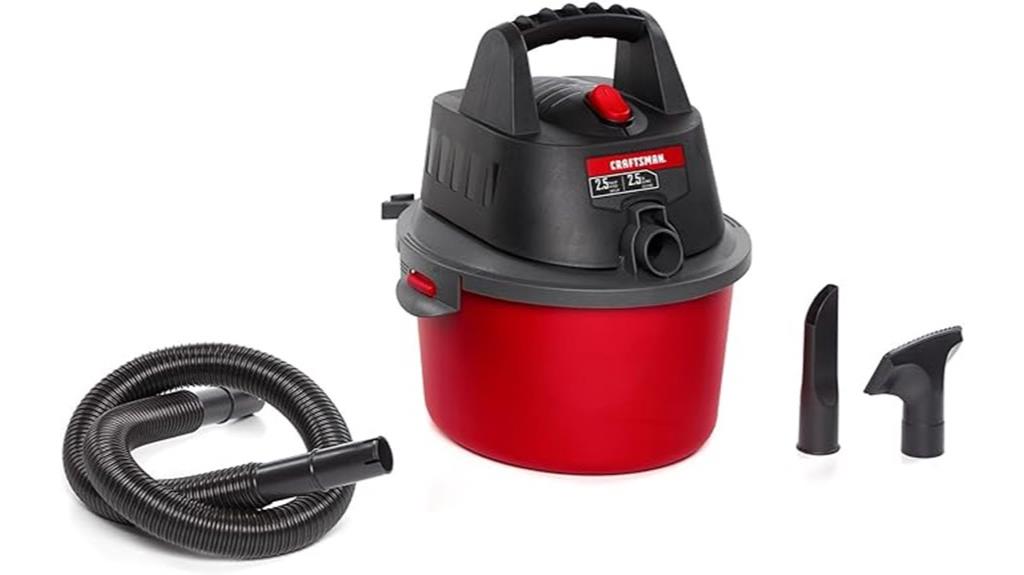 small versatile wet vac