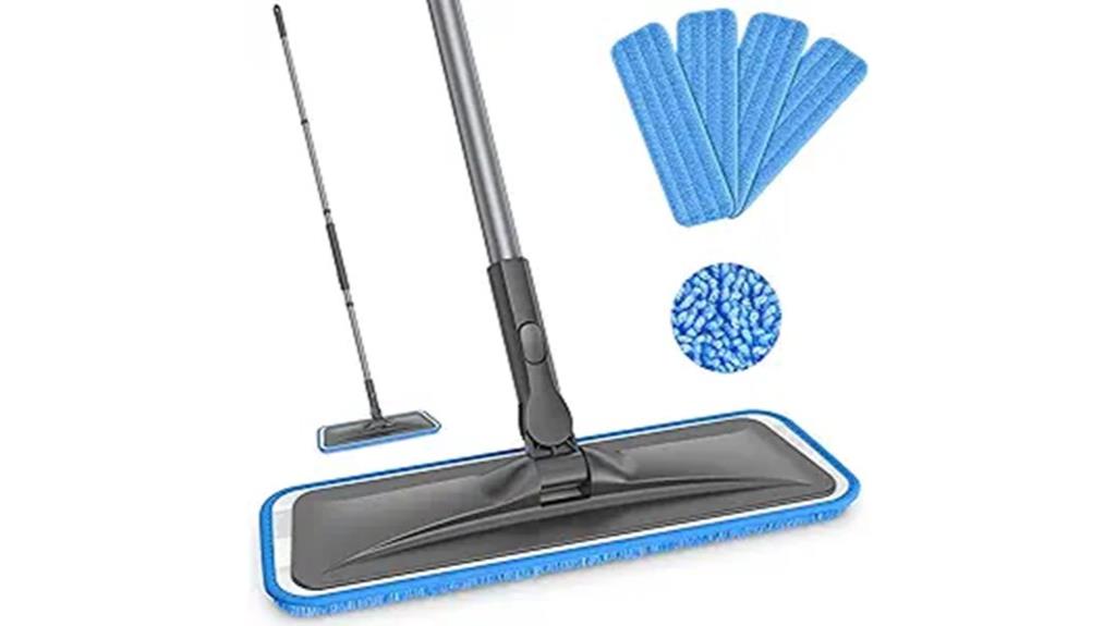 soft microfiber hardwood mop