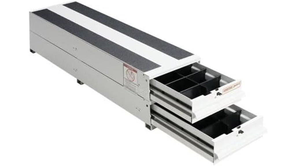 stacked van drawer unit