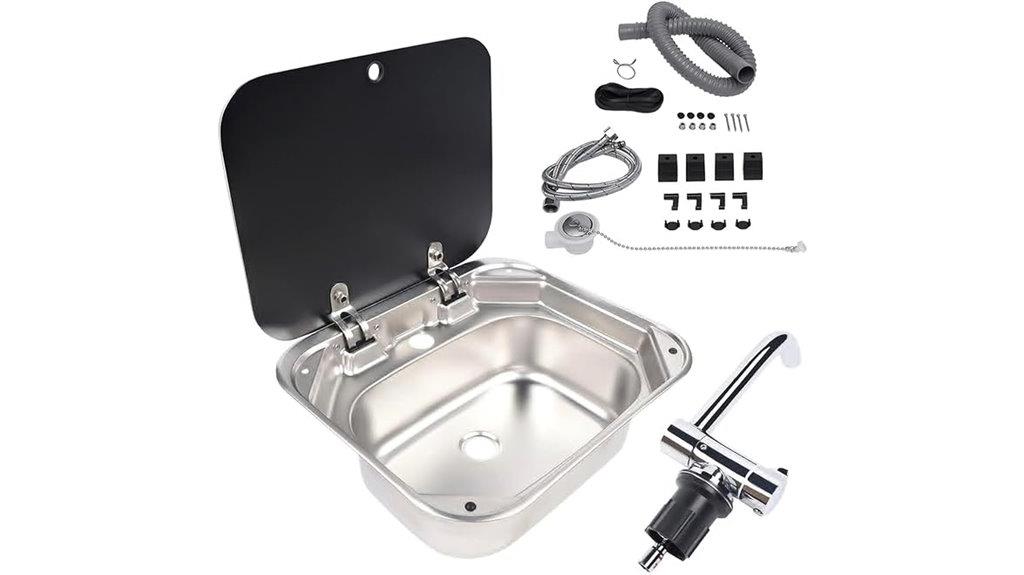 stainless steel cafe sink