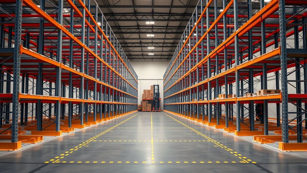 standard pallet racking dimensions