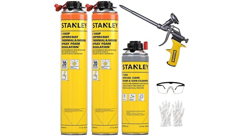 stanley spray foam kit