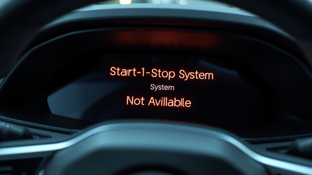 start stop system troubleshooting tips