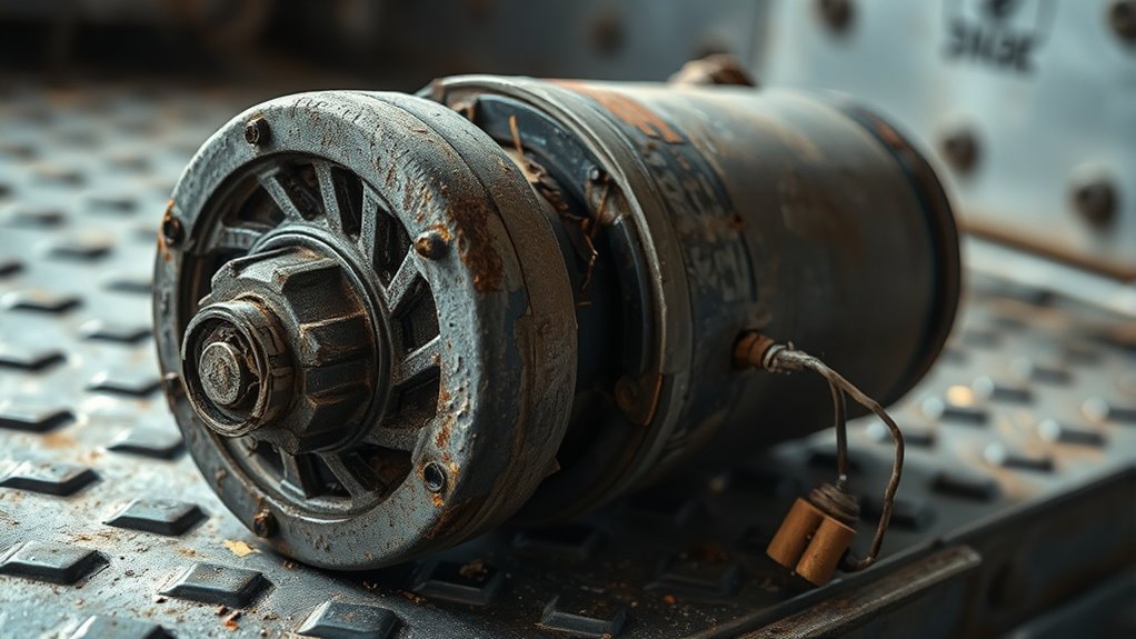 starter motor wear signs