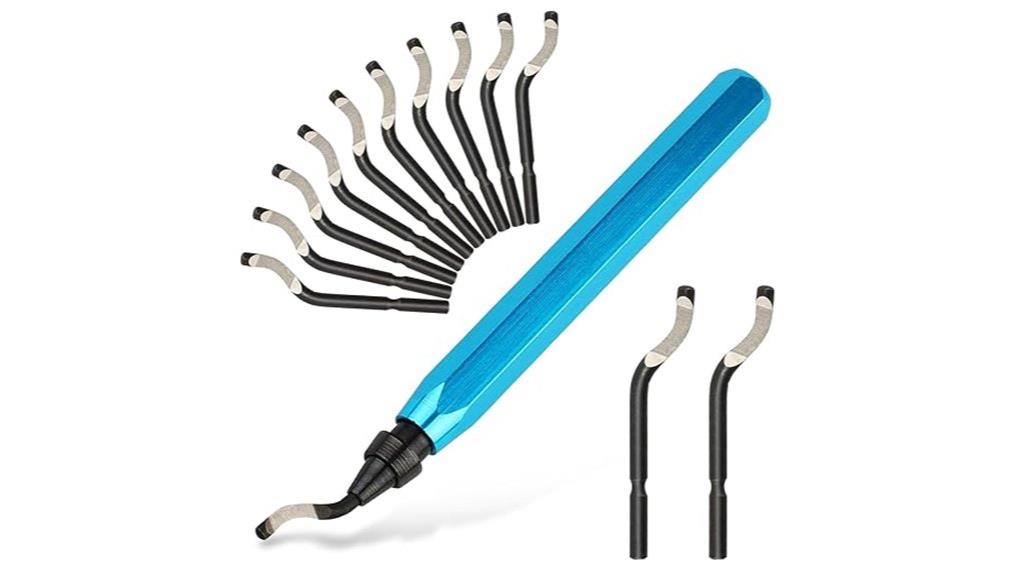 steel blade deburring tool