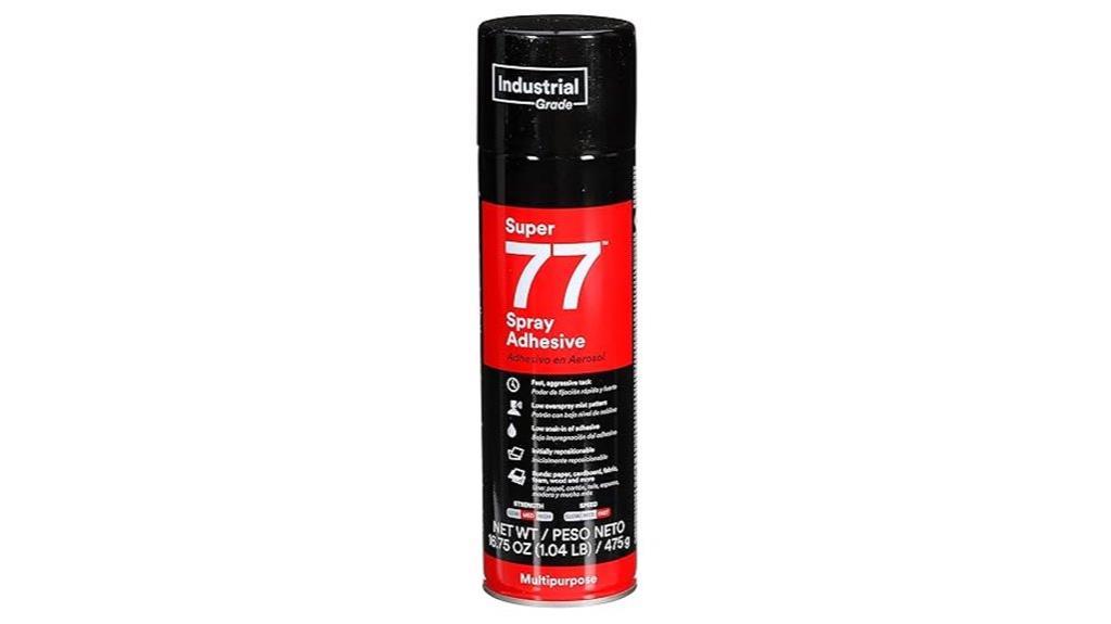 strong versatile spray adhesive