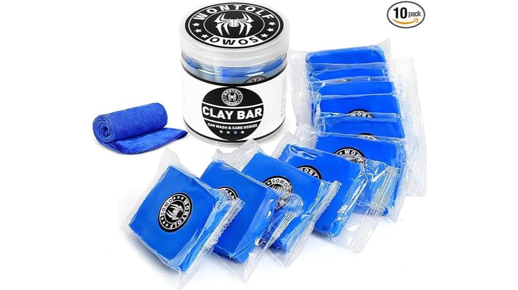 ten 50g clay bars