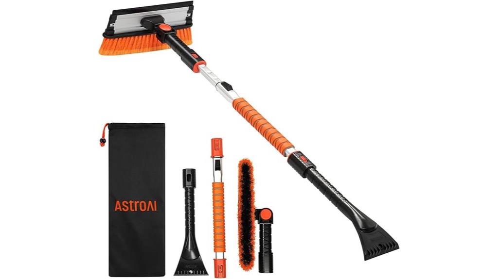 three in one ice scraper