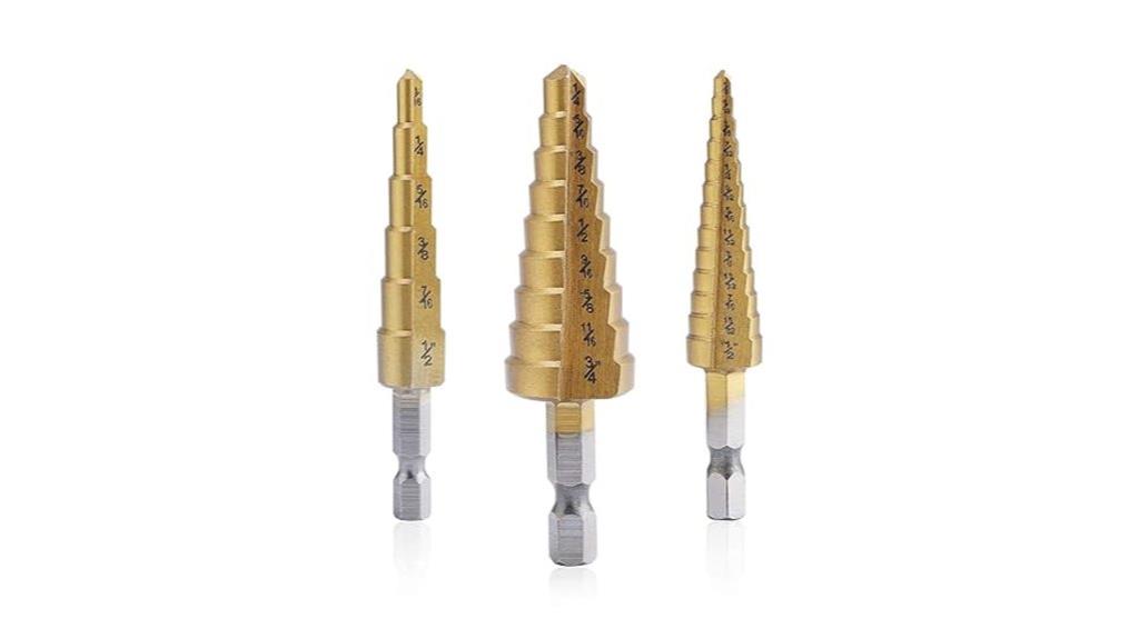 titanium coated drill set
