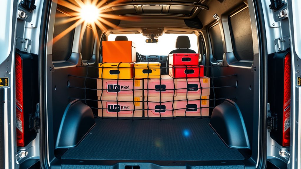 top ford transit cargo nets