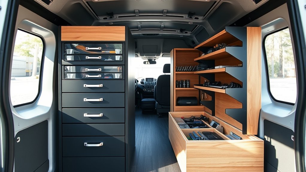 top ford transit drawer systems
