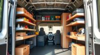 top ford transit shelving