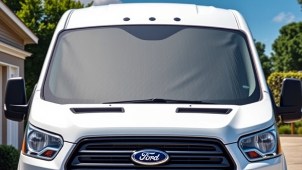 top ford transit sun shades