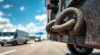top trailer safety chains