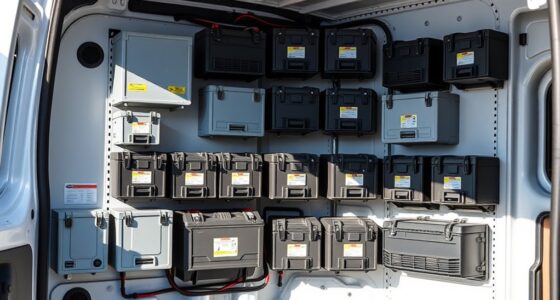 top van battery storage options