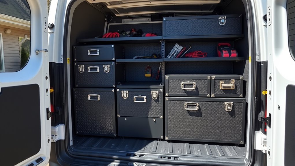 top van tool storage options