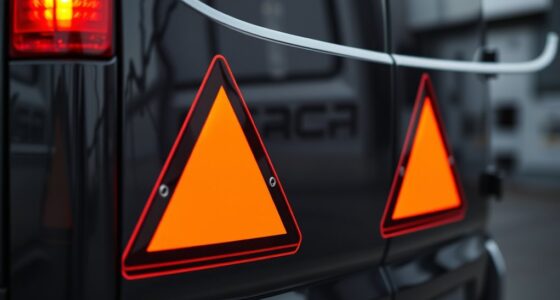 top vans safety reflective triangles