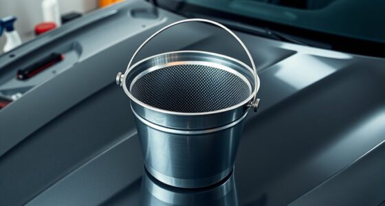 top wash buckets with grit guard